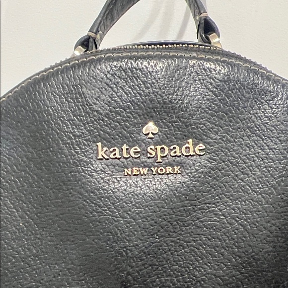 Kate Spade Black Backpack with Gold Accents - Picture 2 of 4